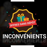 Inconvénients des offres bonus sans dépôt